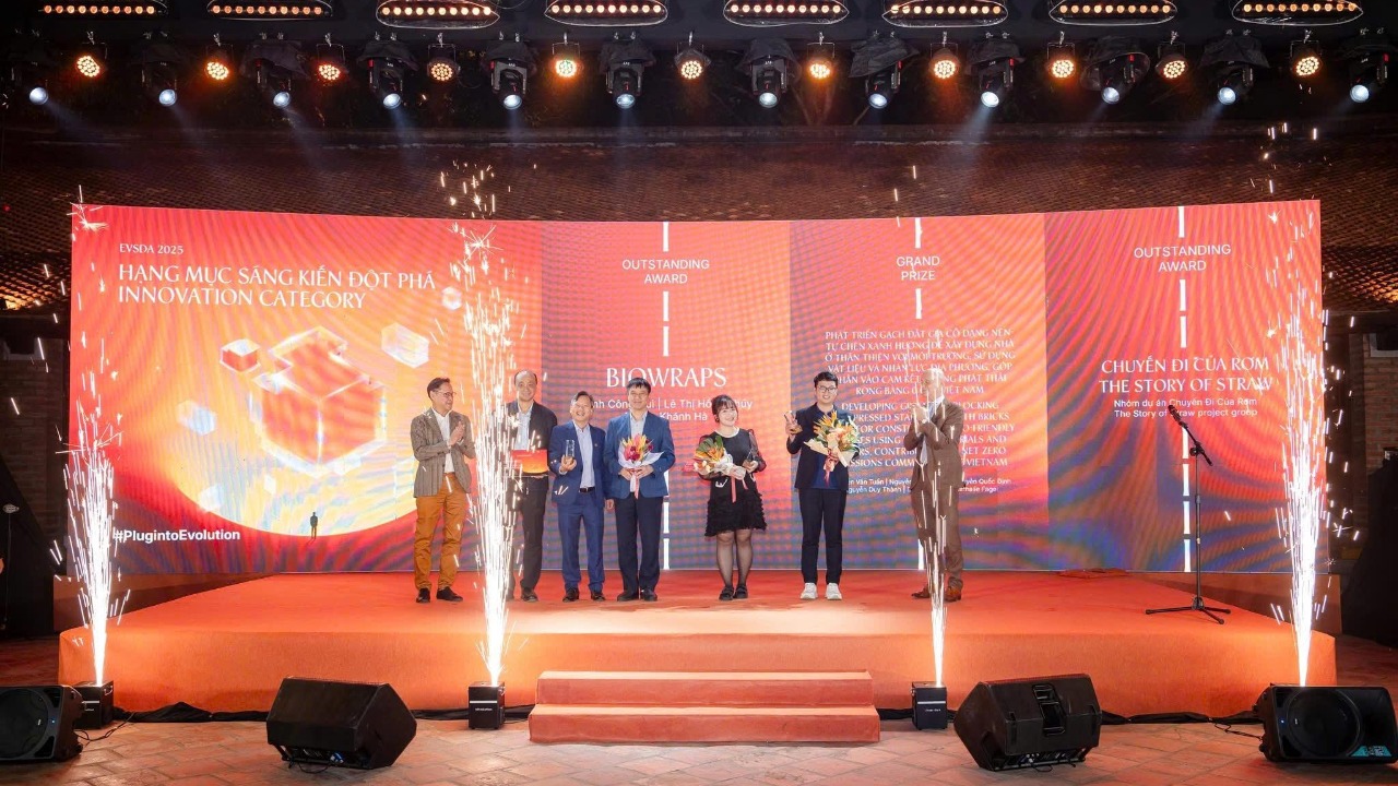 OUTSTANDING INNOVATION AWARD & PEOPLE'S CHOICE AWARD – EU–VIETNAM SUSTAINABLE DESIGN AWARDS (EVSDA)